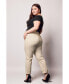 Plus Size Mid Rise Boyfriend Pants