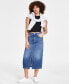 Women's Claire High-Waist Denim Midi Skirt