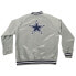 Mitchell & Ness Nfl Cowboys Bouble Clutch Lightweight Satin Button Up Jacket Men