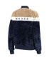 Women's Navy, Cream Chicago Bears Riot Squad Sherpa Full-Snap Jacket