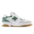 New Balance Unisex 550 White/Green/Grey Size M7 / W8.5 D