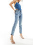 River Island slim straight leg jeans in blue