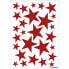 BANDAI Sticker Magic Stars Red. Glittery