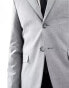 Selected Homme slim blazer in light grey