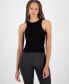 Women's Crewneck Rib-Knit Sleeveless Tank Top, Created for Macy's