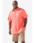 Big & Tall Short-Sleeve Linen Shirt