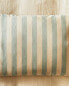 Stripe print pillowcase