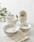 Butterfly Meadow 24 Pc. Porcelain Bowl Set, Service for 6