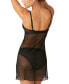 Женская пижама B.temptd Womens Opening Act Lace Fishnet Chemise Lingerie Nightgown