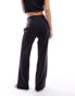 Mango straight leg pull on co-ord trousers in black