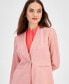 Women's Twill Faux-Lapel One-Button Jacket