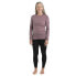 ICEBREAKER 200 Oasis Crewe Ski Tracks Merino Long Sleeve Base Layer