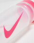 Nike Training Big Mouth 2.0 625ml water bottle in clear with pink swoosh