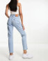 Levi's 501 crop jean in light blue wash