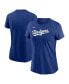 Women's Royal Los Angeles Dodgers Wordmark T-Shirt