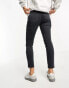 Miss Selfridge Petite cargo skinny jean in black