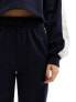 Threadbare Ski cropped sweater and jogger tracksuit in navy