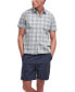 Men's Springside Short Sleeve Button-Front Check Pattern Shirt