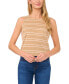 Women's Double Stripe Linen Tank Top