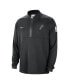 Men's Black San Antonio Spurs 2023/24 Authentic Performance Half-Zip Jacket