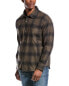 Frame Denim Plaid Flannel Shirt Men's Green S