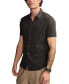 Men's Linen Short Sleeve Button Down Shirt