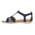 Easy Spirit Leia Flat Womens Blue Casual Sandals E-LEIA3-400