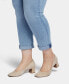 Plus Size Sheri Slim Ankle Jean with Roll Cuffs