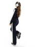 Threadbare Ski cropped sweater and jogger tracksuit in navy