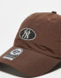 47 Brand NY Yankees mini logo nylon cap in brown