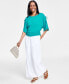 Women's Tie-Sleeve Top, Created for Macy's