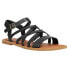 TOMS Sephina Strappy Womens Black Casual Sandals 10019745T