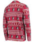 Men's Garnet Florida State Seminoles Ugly Sweater Knit Long Sleeve Top and Pant Set