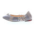 Bed Stu Bosworth F302001 Womens Gray Leather Slip On Ballet Flats Shoes 6