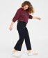 Women's Ponte Kick-Flare Ankle Pants, Regular and Short Lengths, Created for Macy's