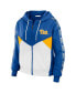 Women's Royal Pitt Panthers Colorblock Full-Zip Hoodie Jacket