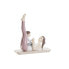 Декоративная фигура DKD Home Decor Розовый Yoga Scandi 15,5 x 6,5 x 17 cm