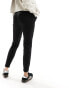 Vero Moda jersey tie waist tapered trousers in black