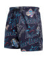 Men's Black Miami Marlins Toss Logo Woven Shorts