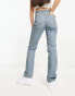 ASOS DESIGN mid rise straight jean in vintage blue