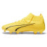 Puma Ultra Pro Firm GroundArtificial Ground Lace Up Soccer Cleats Mens Yellow Sn