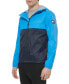 Men's Stretch Hooded Zip-Front Rain Jacket