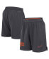 Men's Anthracite Clemson Tigers 2024 Sideline Mesh Shorts