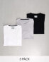 Футболка Hollister ThreePack Slim White/Grey/Navy