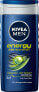 Erfrischendes Duschgel mit Minzextrakt für Männer - NIVEA MEN Energy 2in1Shower Gel 250 ml