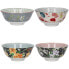 KITCHENCRAFT Floral Design Set 4 Bowls