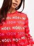 Loungeable Christmas pyjama set with noel print