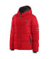 Women's Red Toronto Raptors Plush Puffer Full-Zip Jacket