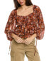 Lost + Wander Terracotta Bloom Top Women's