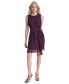 Women's Round-Neck Sleeveless A-Line Dress